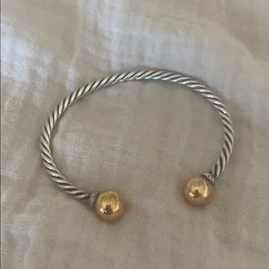 David yurman ball yellow gold bracelet